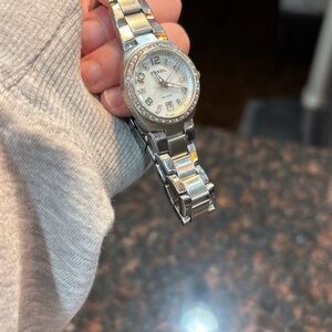 Fossil stainless steel watch. Color: Silver, Brand: Fossil, size: 10mm, AM 4141